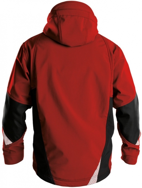 DASSY-Softshell-Jacke GRAVITY,   rot/grau