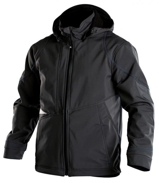 DASSY-Softshell-Jacke GRAVITY, schwarz/grau