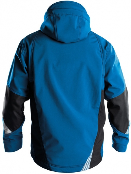 DASSY-Softshell-Jacke GRAVITY,   kornblau/grau