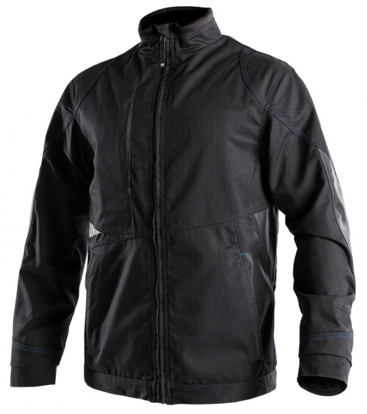 DASSY-Arbeitsjacke ATOM,  schwarz/grau