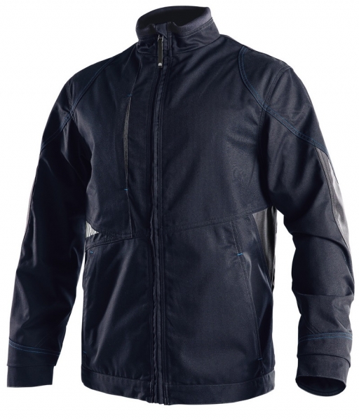 DASSY-Arbeitsjacke ATOM,  dunkelblau/grau