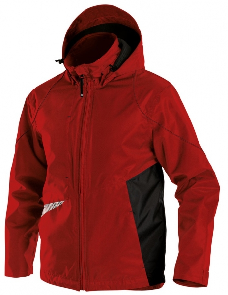 DASSY-Regenjacke HYPER,  rot/grau