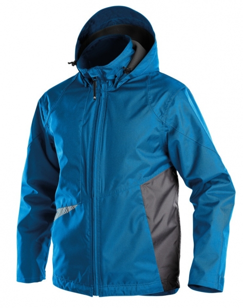 DASSY-Regenjacke HYPER,  kornblau/grau