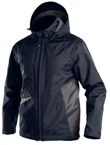 DASSY-Regenjacke HYPER,  dunkelblau/grau