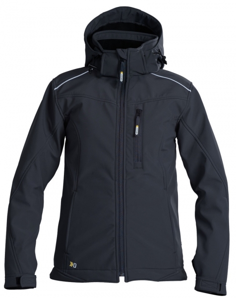 DASSY-Softshell-Jacke Women TAVIRA , schwarz