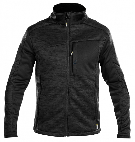 DASSY-Fleecejacke Convex, schwarz