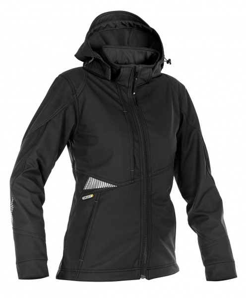 DASSY-Damen-Softshell-Jacke GRAVITY, schwarz