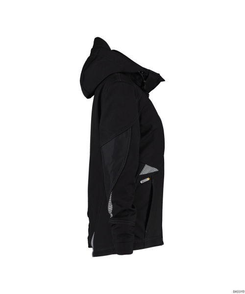 DASSY-Damen-Softshell-Jacke GRAVITY, schwarz