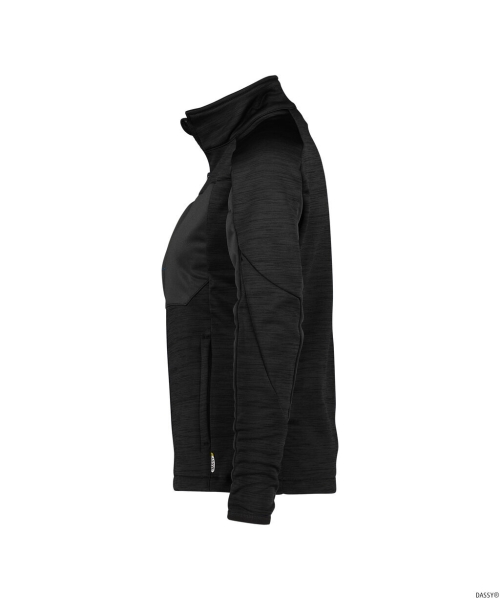 DASSY-Damen-Fleecejacke CONVEX, schwarz