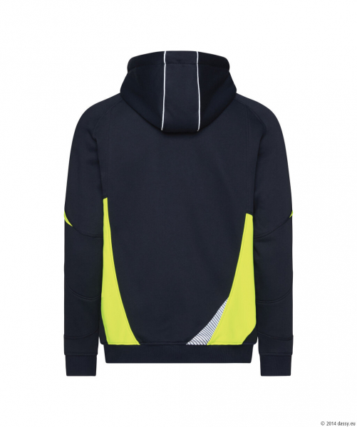 DASSY� Santos Kapuzensweatshirt, nachtblau/neongelb