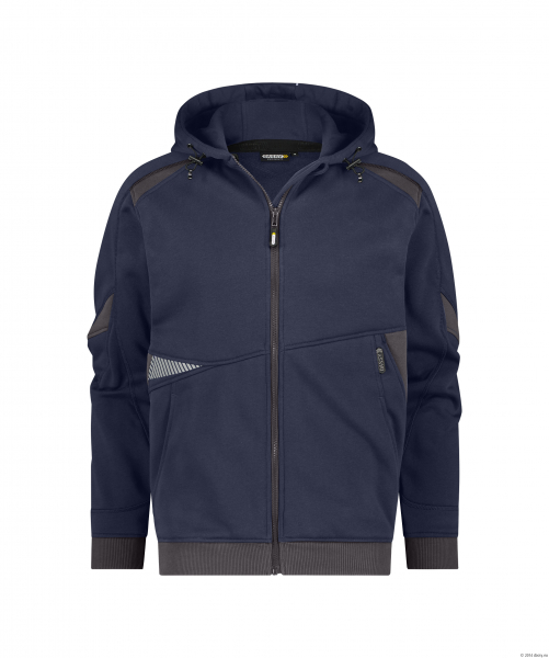 DASSY-Kapuzensweatshirt, LUNAX, nachtblau/anthrazitgrau