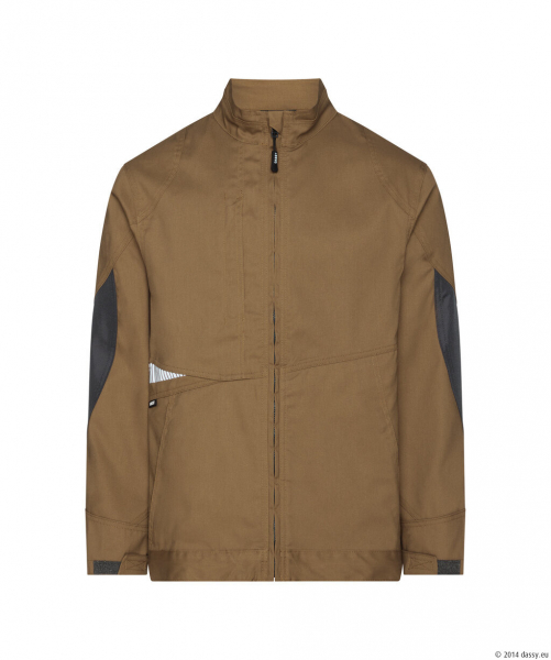 DASSY® Atom Next Arbeitsjacke, lehmbraun/anthrazitgrau