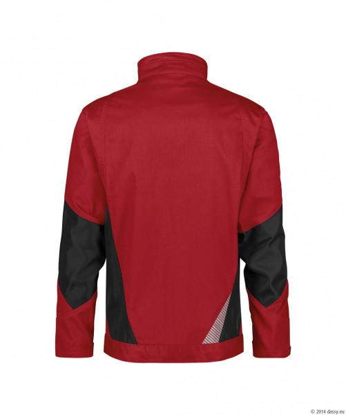 DASSY� Atom Next Arbeitsjacke, rot/schwarz