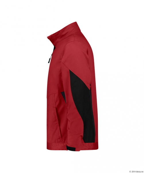 DASSY� Atom Next Arbeitsjacke, rot/schwarz