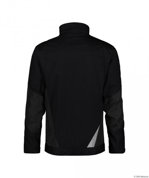 DASSY� Atom Next Arbeitsjacke, schwarz/anthrazitgrau