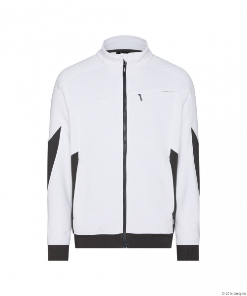 DASSY� Velox Next Sweatshirt, wei�/anthrazitgrau