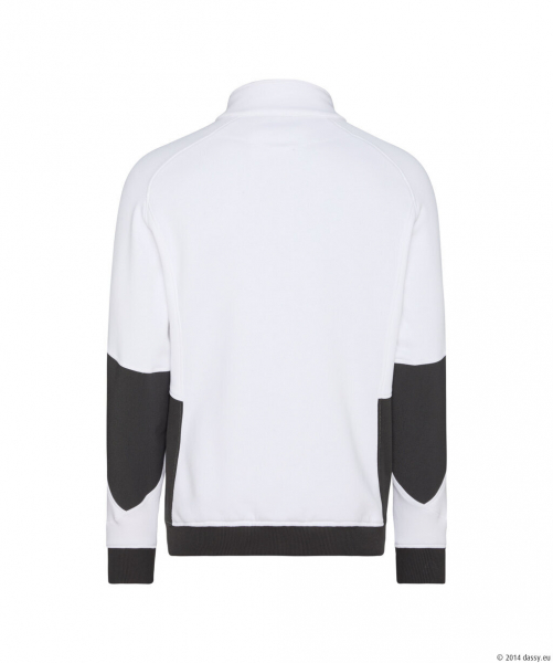 DASSY� Velox Next Sweatshirt, wei�/anthrazitgrau