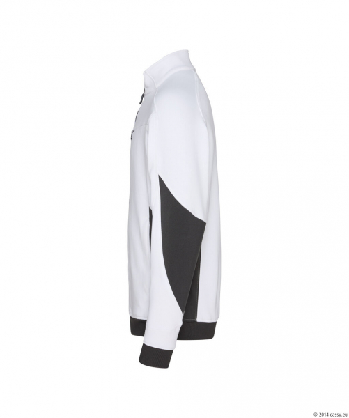 DASSY� Velox Next Sweatshirt, wei�/anthrazitgrau