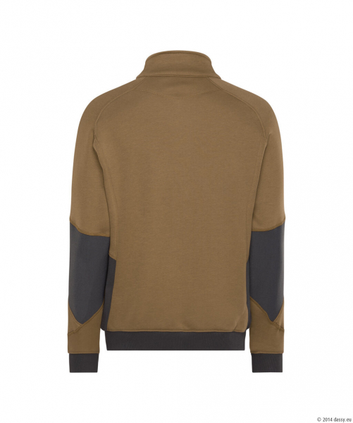 DASSY� Velox Next Sweatshirt, lehmbraun/anthrazitgrau