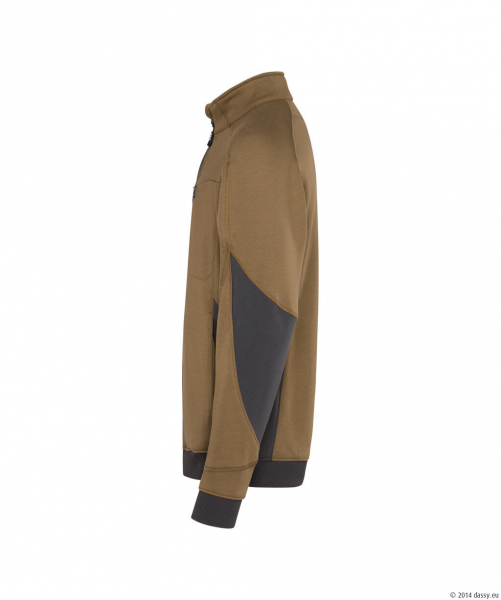 DASSY� Velox Next Sweatshirt, lehmbraun/anthrazitgrau