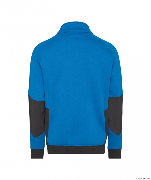 DASSY� Velox Next Sweatshirt, azurblau/anthrazitgrau