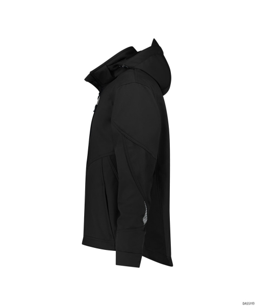 DASSY-Softshell-Jacke, GRAVITY NEXT, schwarz