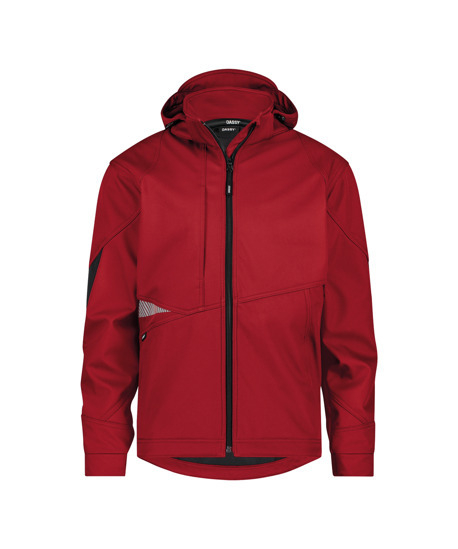 DASSY-Softshell-Jacke, GRAVITY NEXT, rot/schwarz