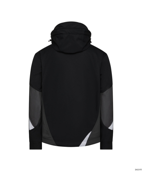 DASSY-Softshell-Jacke, GRAVITY NEXT, schwarz/anthrazitgrau