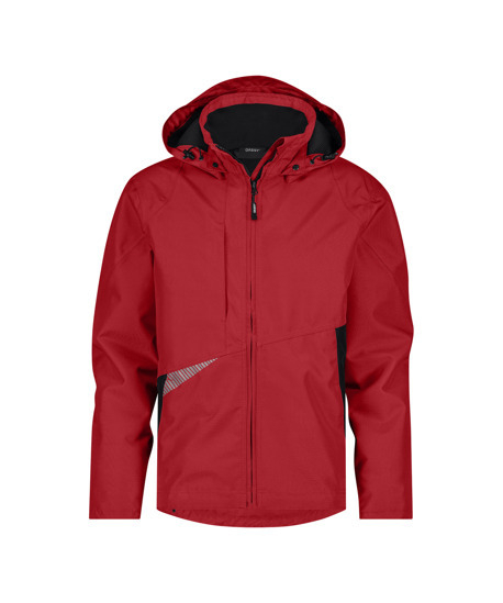 DASSY-Wasser- und winddichte Arbeitsjacke, HYPER NEXT, rot/schwarz