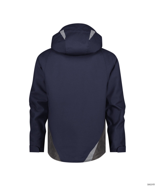 DASSY-Wasser- und winddichte Arbeitsjacke, HYPER NEXT, nachtblau/anthrazitgrau