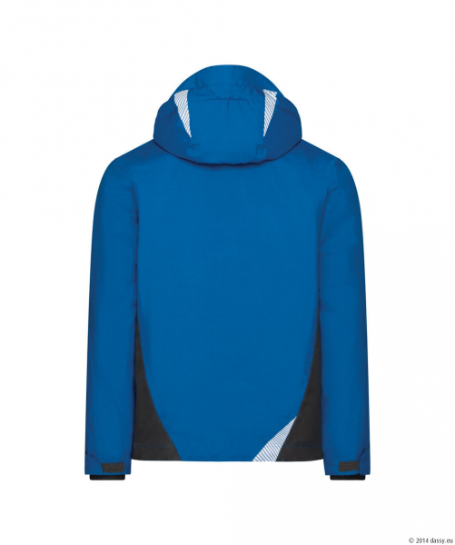 DASSY� Hyper Next Wasser- und winddichte Arbeitsjacke, azurblau/Anthrazitgrau
