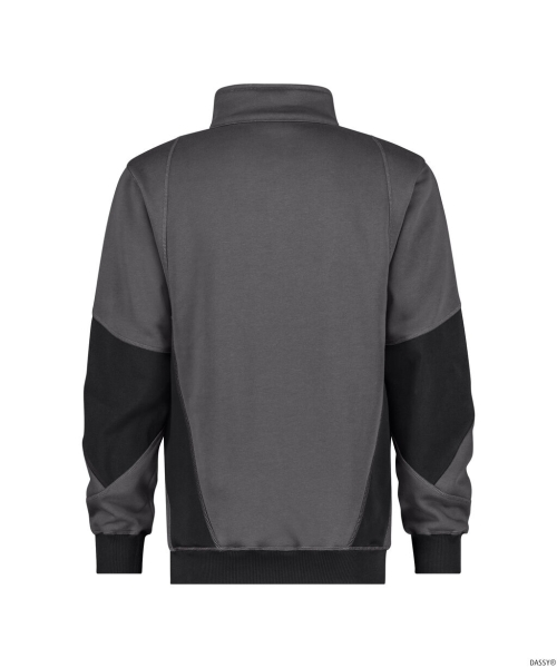 DASSY-Sweatshirt, HYRAX NEXT, anthrazitgrau/schwarz