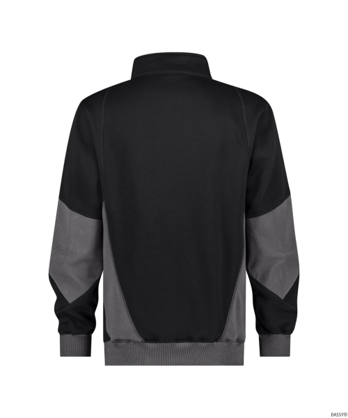DASSY-Sweatshirt, HYRAX NEXT, schwarz/anthrazitgrau