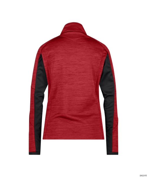 DASSY-Damen-Midlayer Jacke, CONVEX NEXT, rot/schwarz