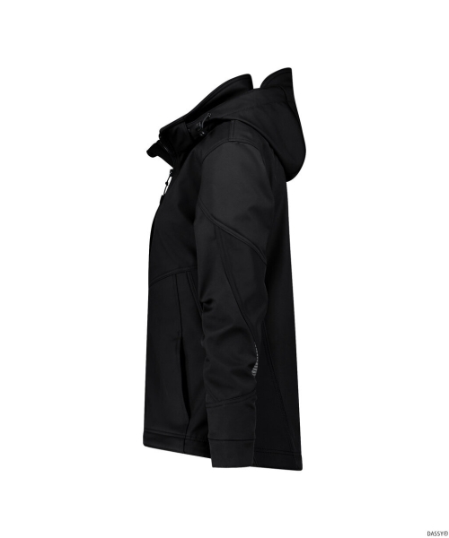 DASSY-Damen-Softshell-Jacke, GRAVITY NEXT, schwarz