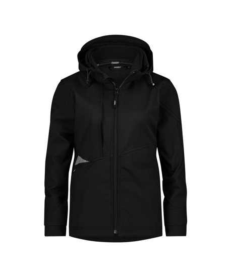 DASSY-Damen-Softshell-Jacke, GRAVITY NEXT, schwarz/anthrazitgrau