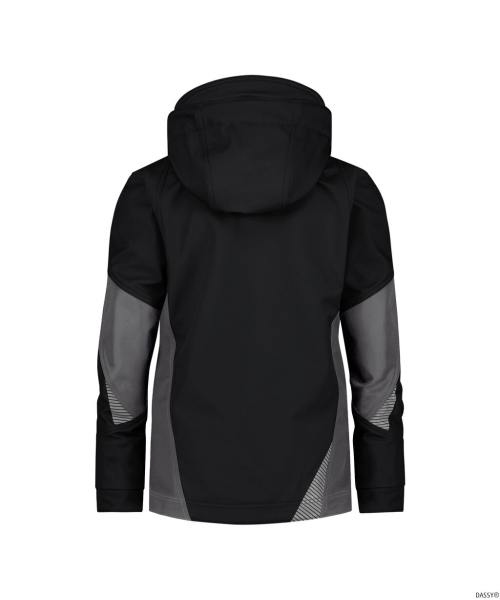 DASSY-Damen-Softshell-Jacke, GRAVITY NEXT, schwarz/anthrazitgrau