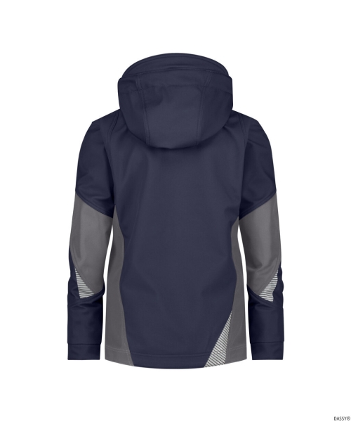 DASSY-Damen-Softshell-Jacke, GRAVITY NEXT, nachtblau/anthrazitgrau
