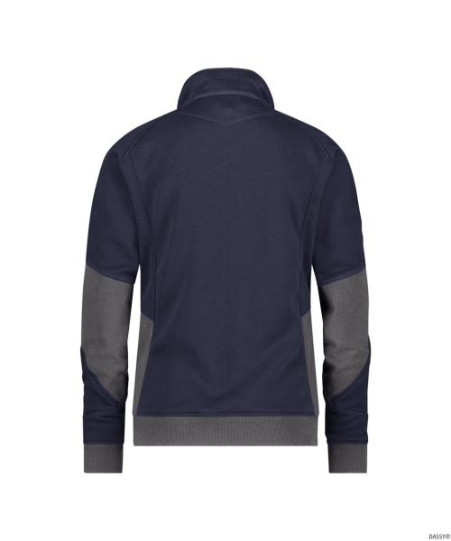 DASSY-Damen-Sweatshirt f�r Damen, VELOX NEXT, nachtblau/anthrazitgrau
