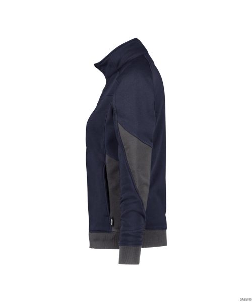 DASSY-Damen-Sweatshirt f�r Damen, VELOX NEXT, nachtblau/anthrazitgrau