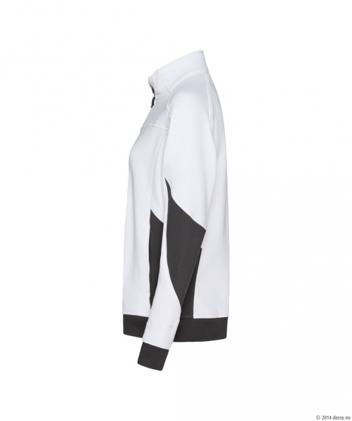 DASSY� Velox Next Women Sweatshirt f�r Damen, wei�/anthrazitgrau