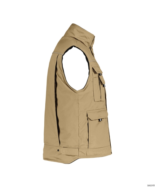 DASSY-Winter-Weste MONS , khaki