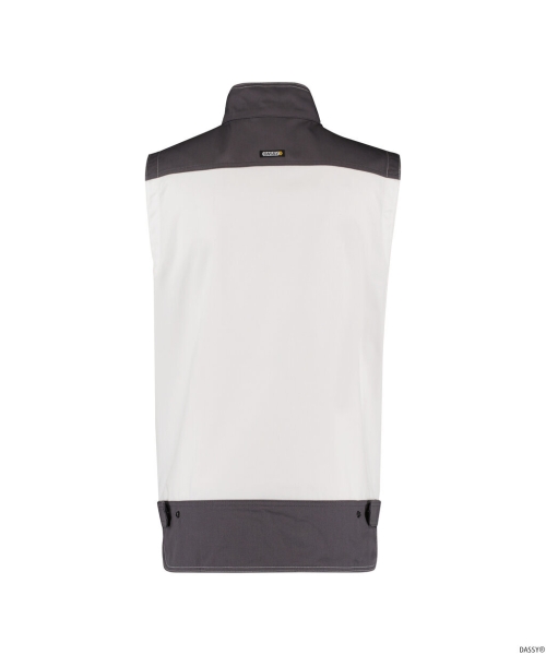 DASSY-Sommerweste FARO,  wei�/grau