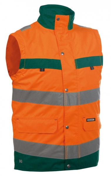 DASSY-Warnschutz-Weste BILBAO , orange/grün