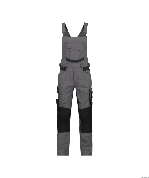DASSY-Latzhose TRONIX , anthrazitgrau/schwarz