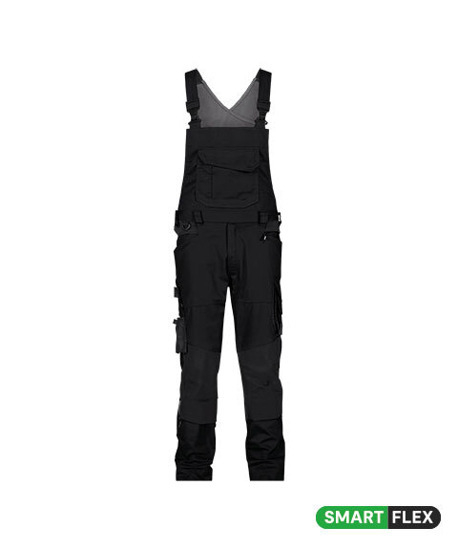 DASSY-Stretch-Arbeitslatzhose mit Kniepolstertaschen TRONIX NEXT, 245 g/m, schwarz 