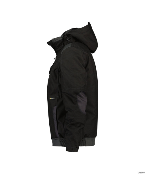 DASSY-Winterjacke AUSTIN,  schwarz/grau