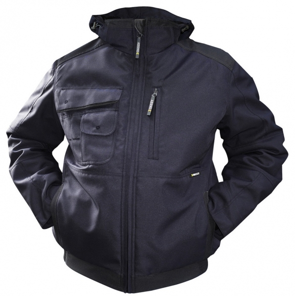 DASSY-Winterjacke AUSTIN, dunkelblau/schwarz