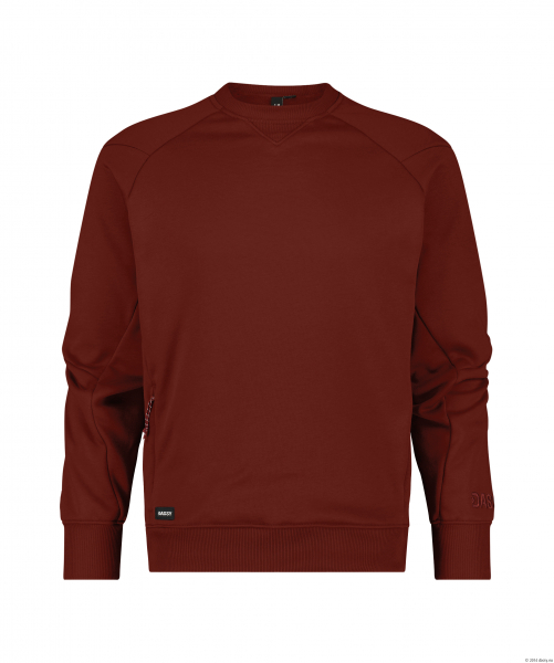 DASSY-Sweatshirt DOLOMITI, 290 g/m, gebranntes Ziegelrot