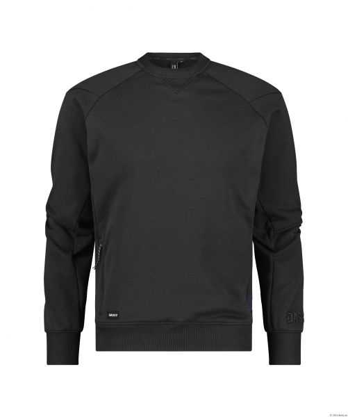 DASSY-Sweatshirt DOLOMITI, 290 g/m, schwarz